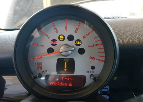 2011 Mini Cooper S из США, поврежденный, VIN WMWSV3C57BTY20481